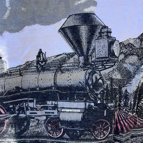 Anvil vintage T-shirt with Truckee train. Rare 1987 - Picture 4 of 16
